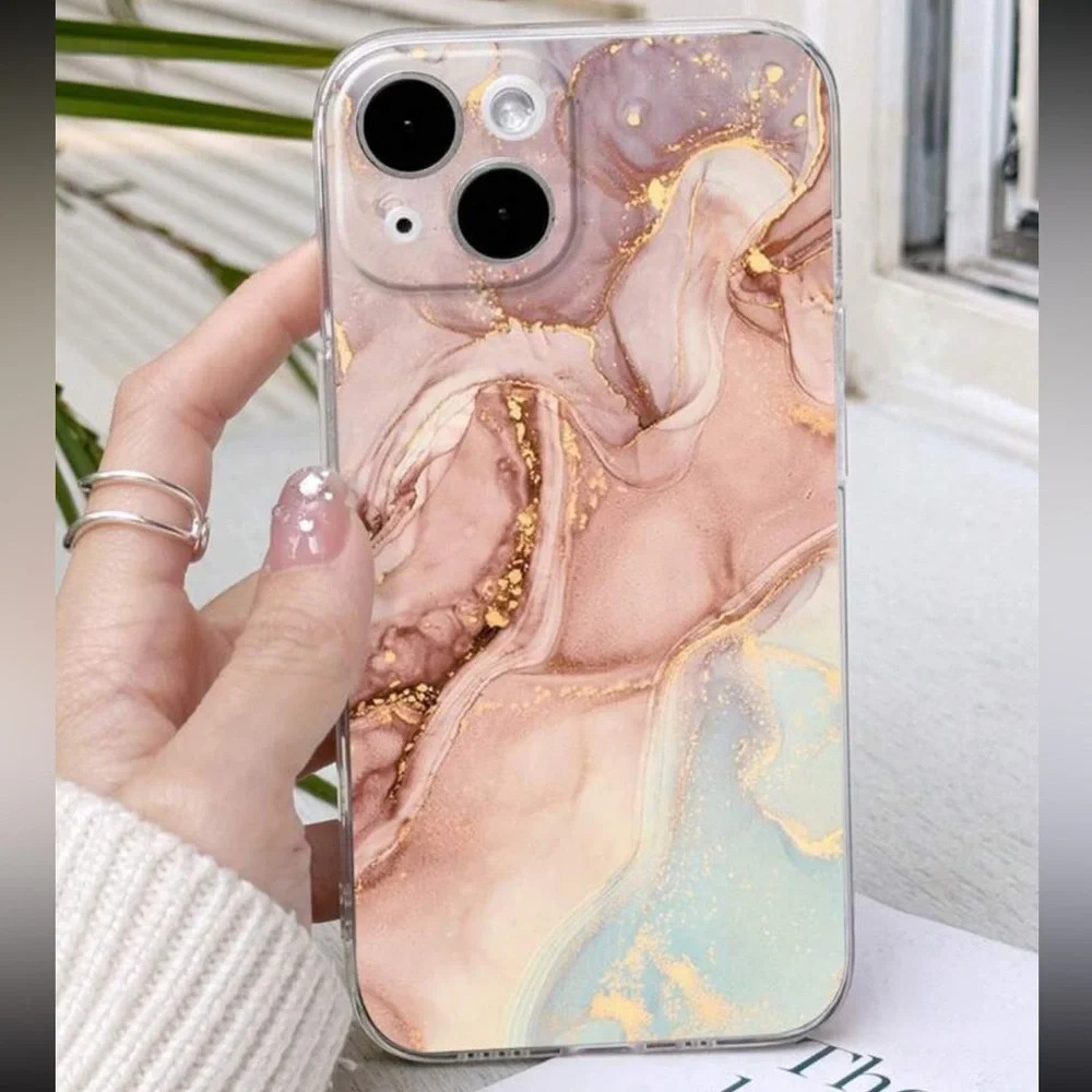 ⚠️Clearance iPhone 12/Pro/Pro Max Pink Marble Phone Case - Picture 2 of 4